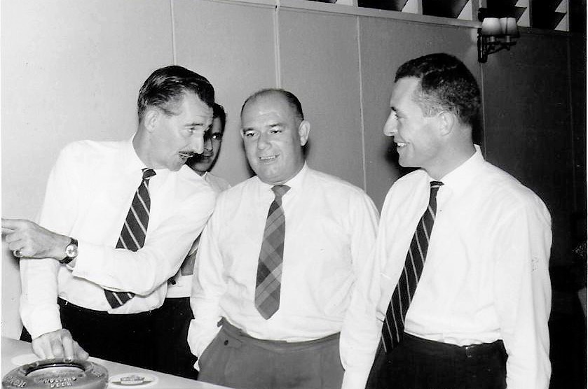 At the Bar..Wo2 Ken Bell, S.Sgt. Jim Gosney.