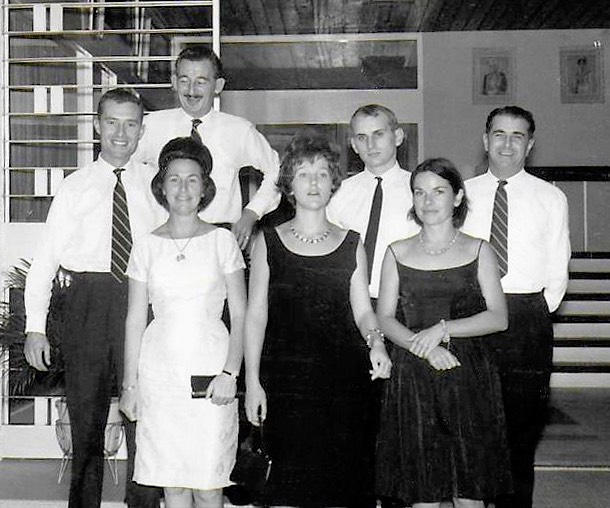 Corps day Seremban 1965 Ken Bell John Rice Mrs.Caterina Bell, Mrs.Thea Antcliffe, Mrs.Collins