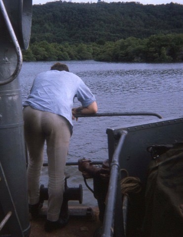  Never knew you could get seasick on the Brunei River. 