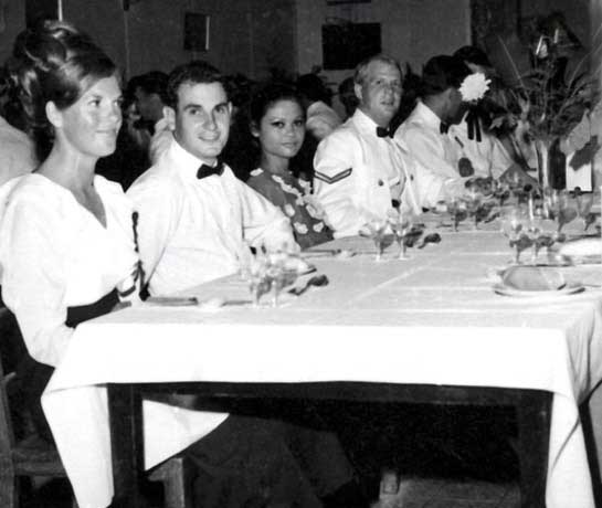  ( 9 Int & Sy Coy Christmas Party 1968 ) L-R : Mrs Rayson, Monty Rayson, Corrina Ng (Nik Collett's then g/f). 