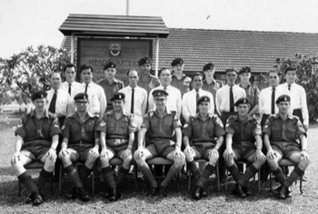  ( 22 Int Pl 1966 ) REAR ROW L-R : Ng Yoke Khoon, Ian Parr, Lionel Toppin (RE), Paul Brogden, Barry Fleming, Harry Pinchard, Tan Huck Seen. CENTRE ROW L-R : Wong Ju Chiew, Tan Seng Bee, Khoo Beng Siew, Tan Ee Thiam, Foo Chee Jang, Tam Tiam Peng, Larry Tan. SEATED L-R : Bernie McQuire, John Clarke, Tim Wood, Nigel Champion, Geoff Burden, Graham Broomfield, Brian Jenkins. 