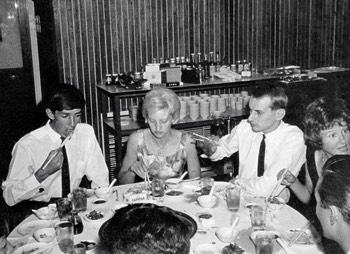  ( Corps Day Seremban 1965 ) L-R : Alan 'Jake' Jacobs, Mrs 'Chips' Woodhouse, John Rice, Mrs Thea Antcliffe. 